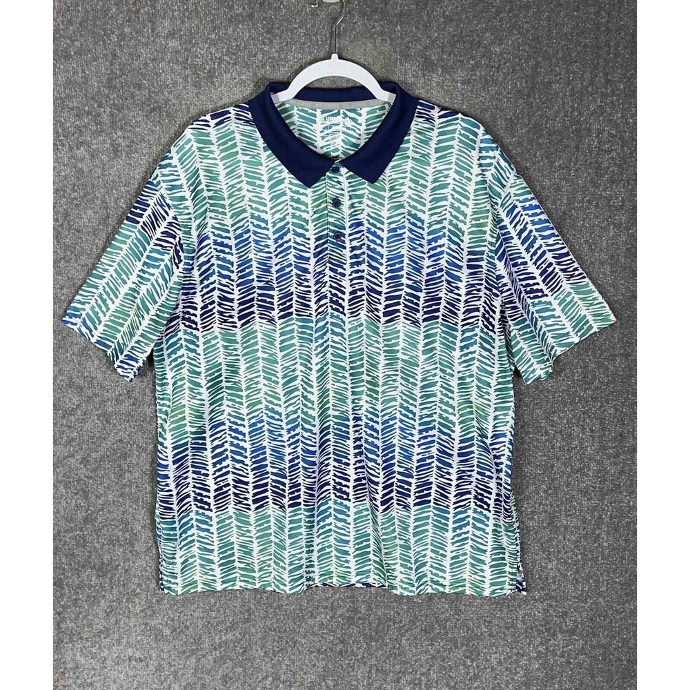 Reel Legends Performance Freeline Vented Short Sleeve Polo Shirt Mens Size XL